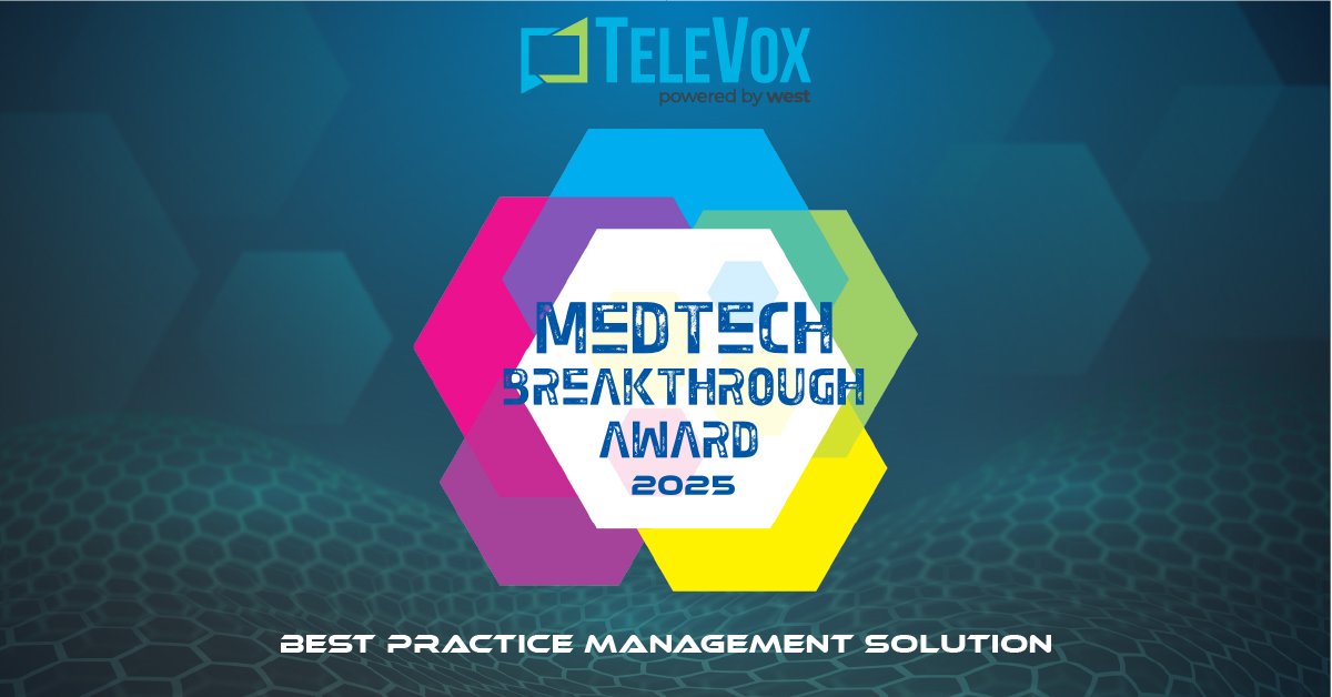 2025 MedTech Breakthrough Award badge - Best Practice Management Solution